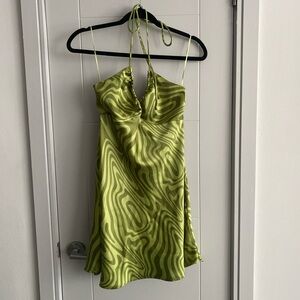 GARAGE 70s Style Halter Dress